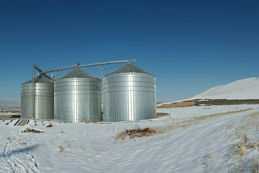 Düz Tabanlı Ticari Silo