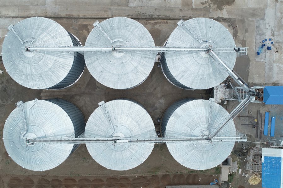 Düz Tabanlı Ticari Silo